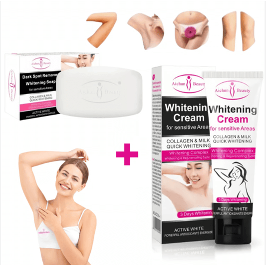 Pack Crema + Jabón Blanqueadores Áreas Íntimas Sensibles