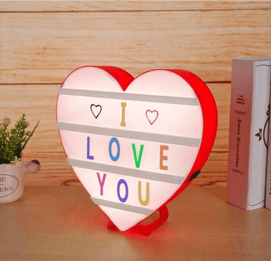 Letrero Decorativo y Luminoso Led Corazón