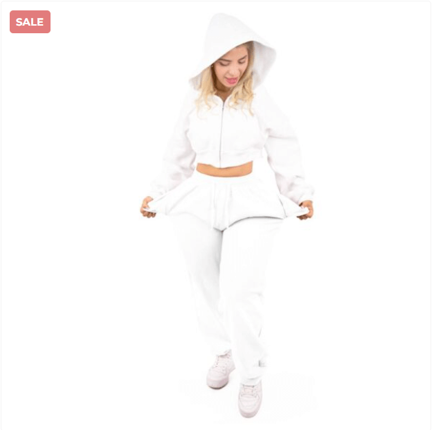 Conjunto Buzo Caderón + Poleron Crop