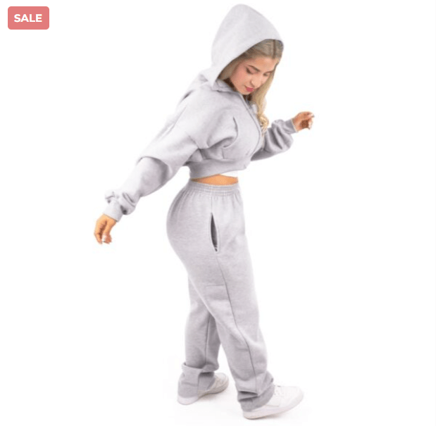 Conjunto Buzo Caderón + Poleron Crop