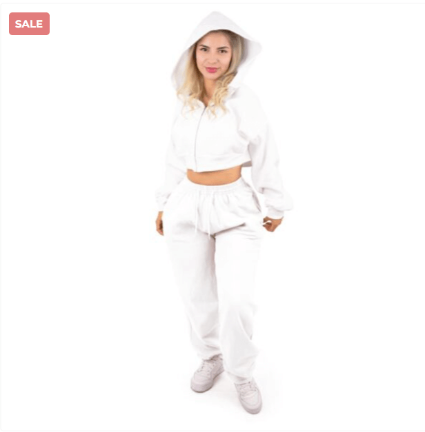 Conjunto Buzo Caderón + Poleron Crop